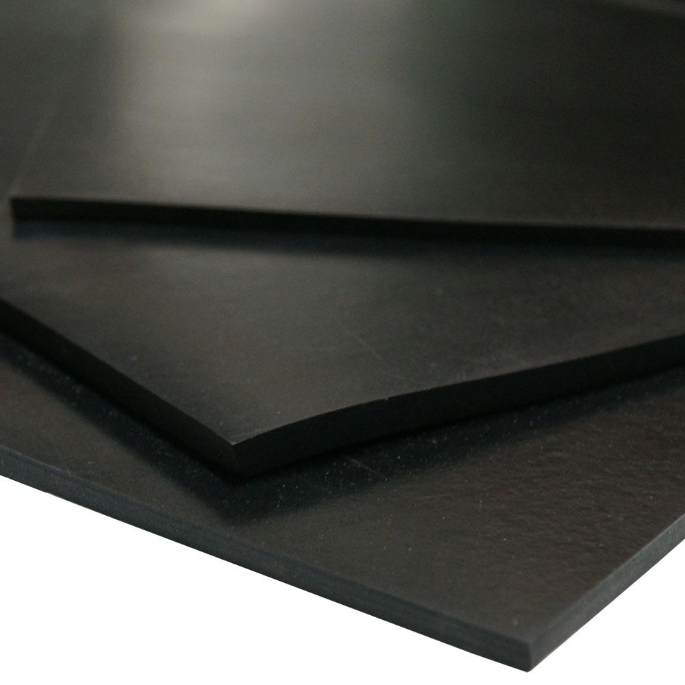 50A Black 1 High Grade Neoprene Rubber Strip 6x36 