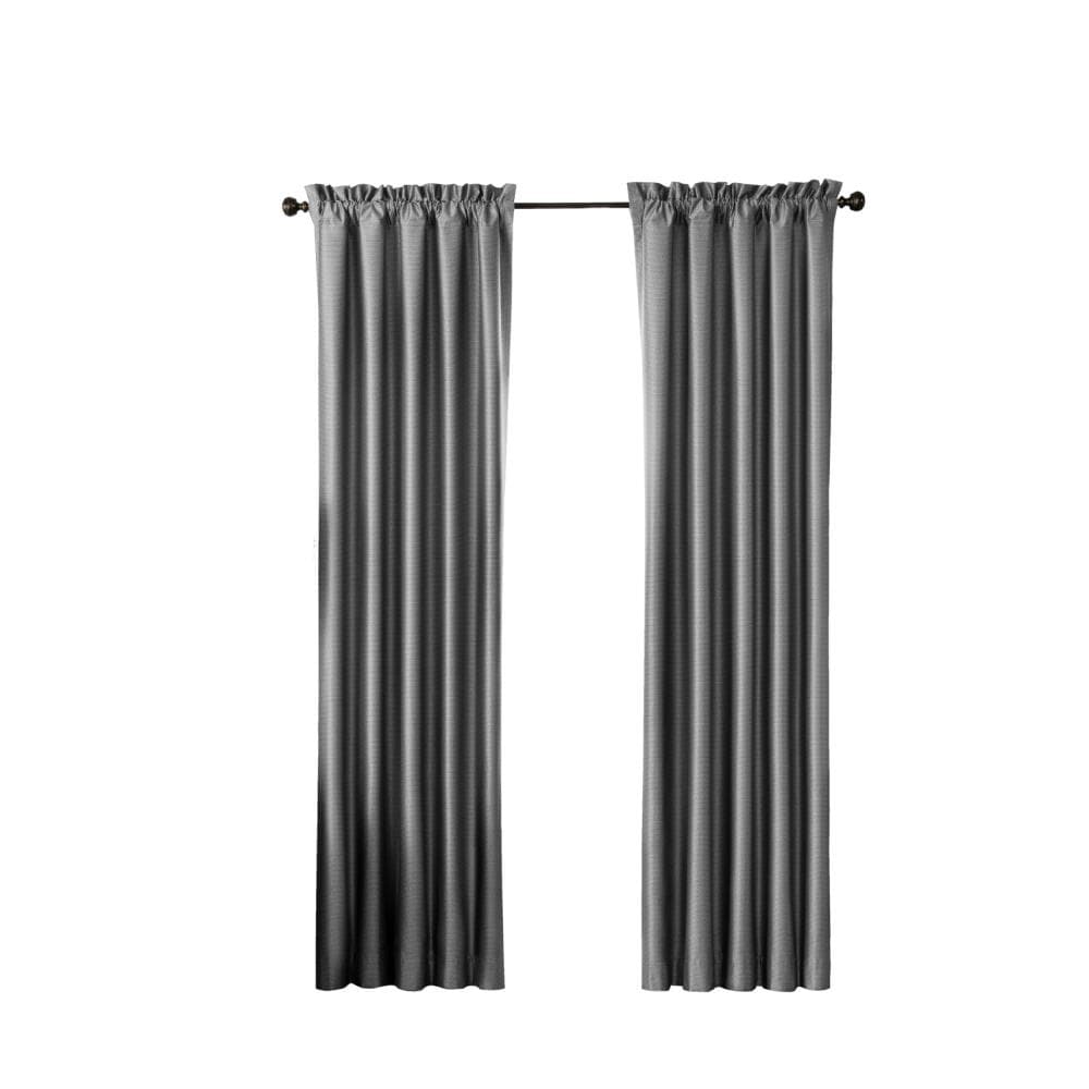 Lot of $ 4 Eclipse Miles Thermaback Blackout Curtain Panel Black 42” X 63” New 
