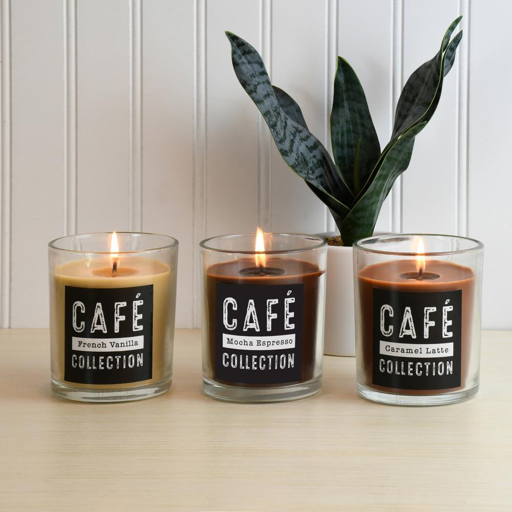 Pack of 6 Candles Fresh Coffee Scented Votive Candles