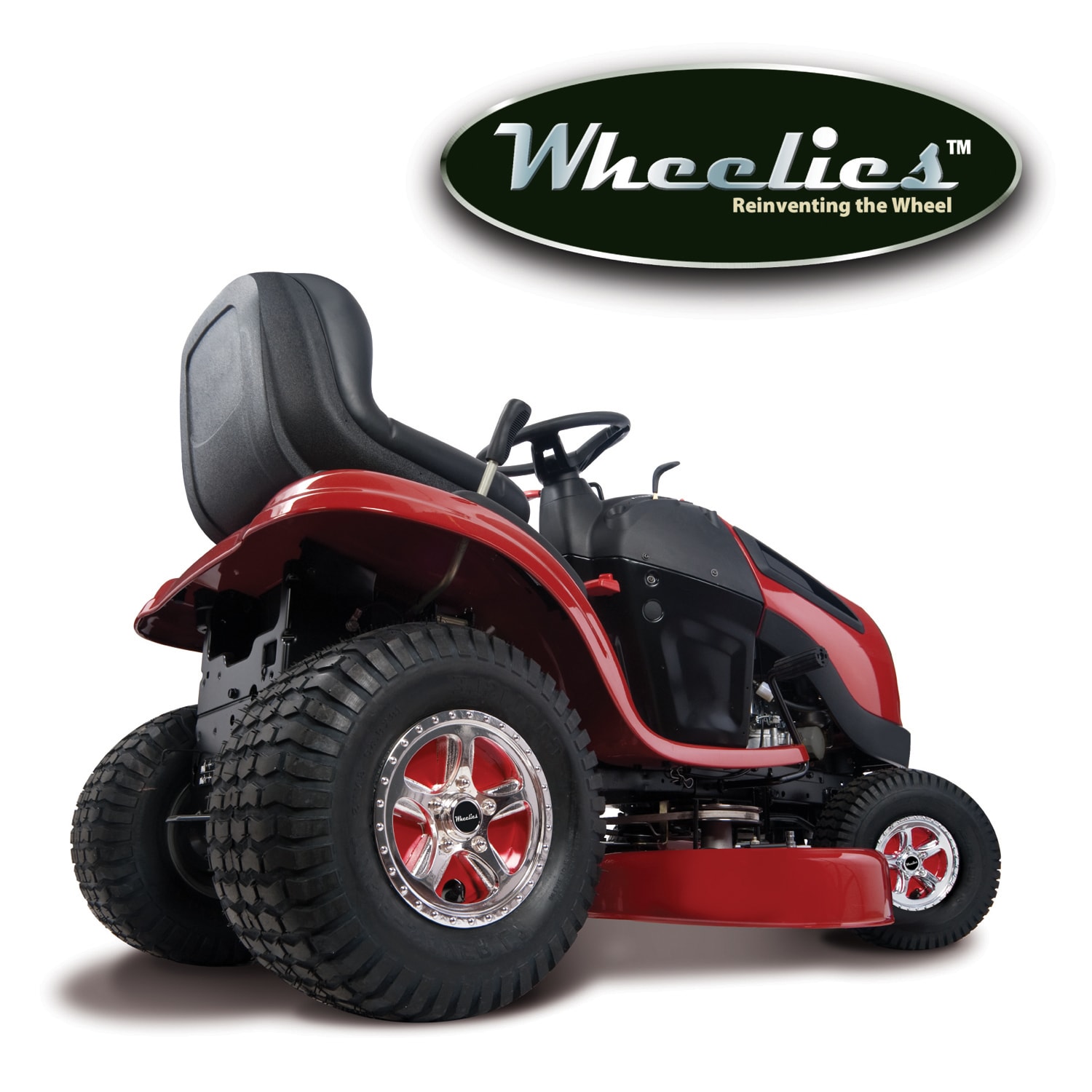 2 New Wheelies Lawn Garden Tractor Wheel Covers Hub Caps for 10" Tires GV180 