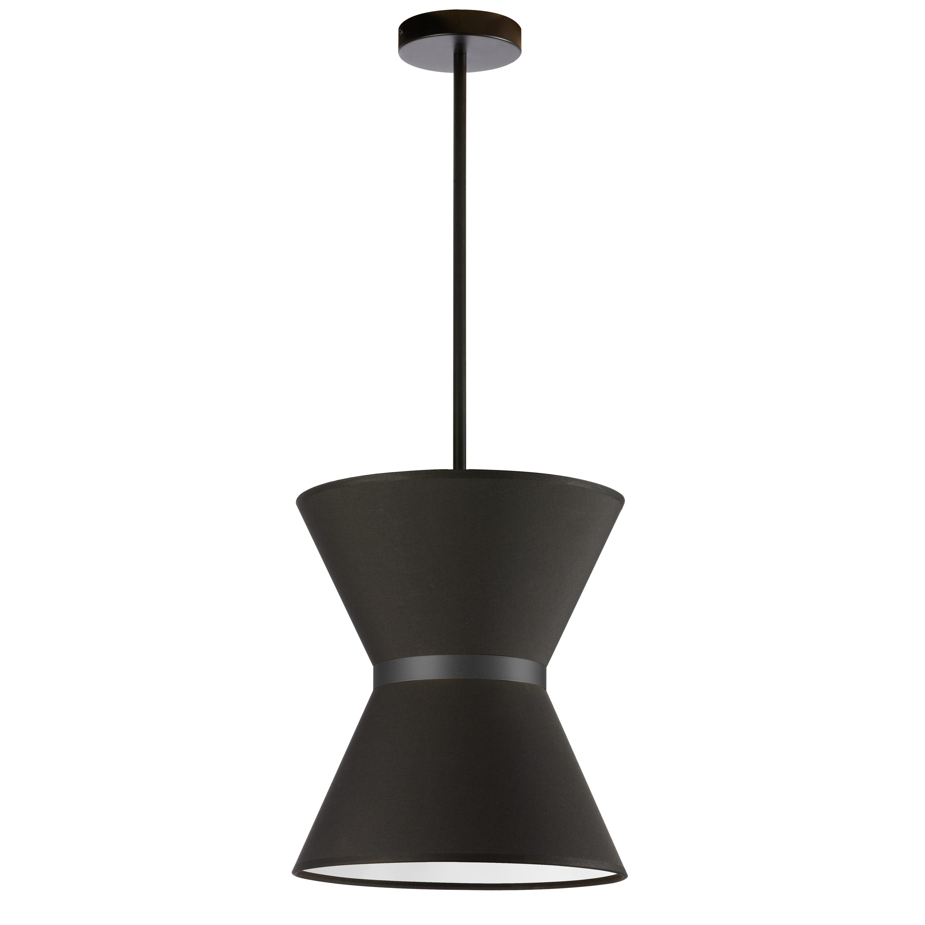 black bowl pendant light