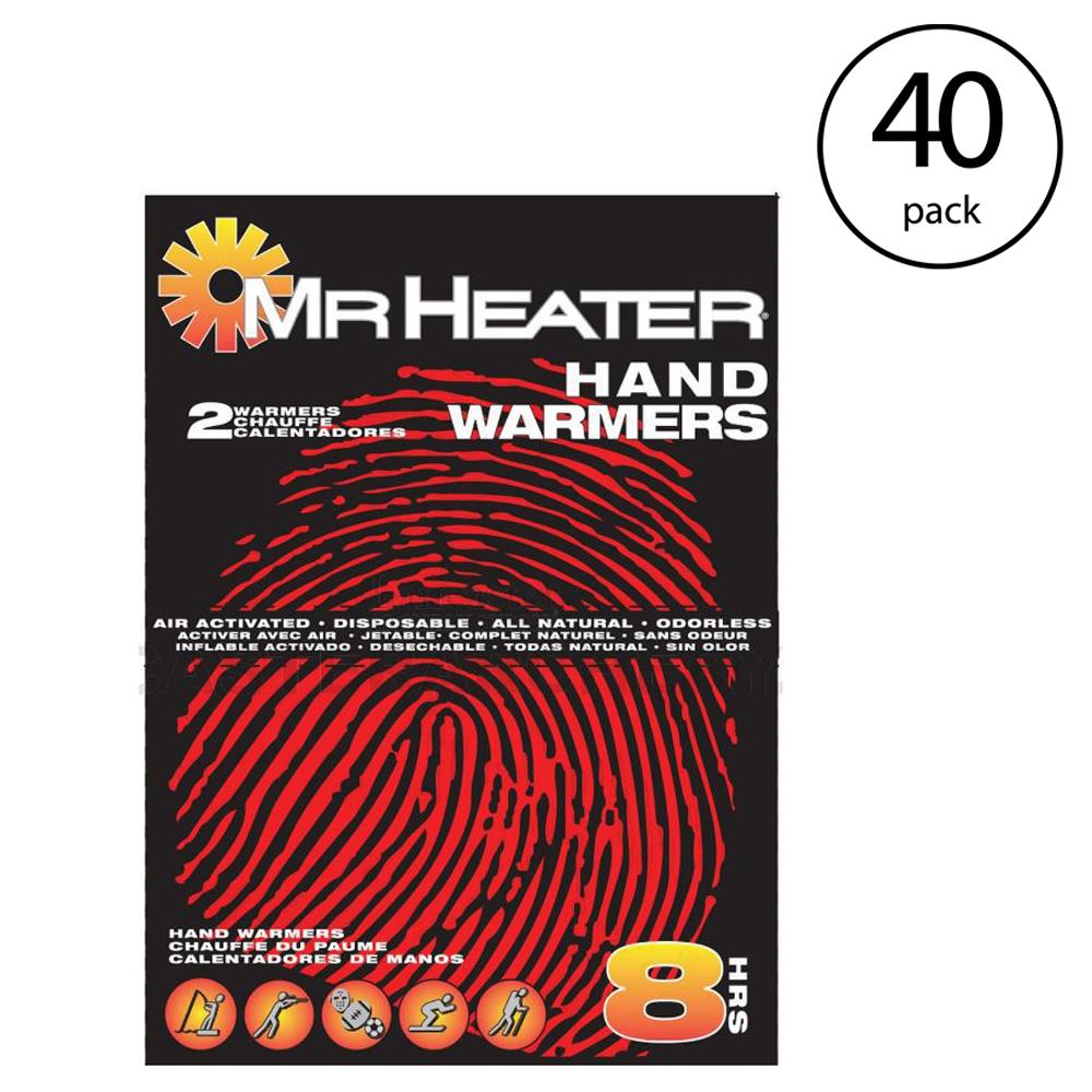 Mr 2 Pack Heater Winter Disposable Bulk Pocket Hand Warmers Box 40 Pair 