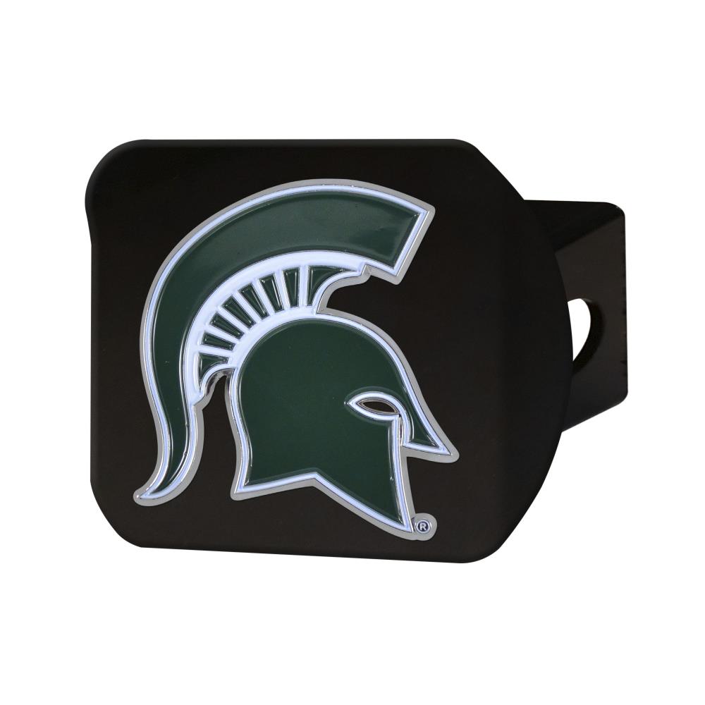 Team Color FANMATS NCAA Michigan State Spartans Michigan State Universitycolor Hitch One Size Chrome 