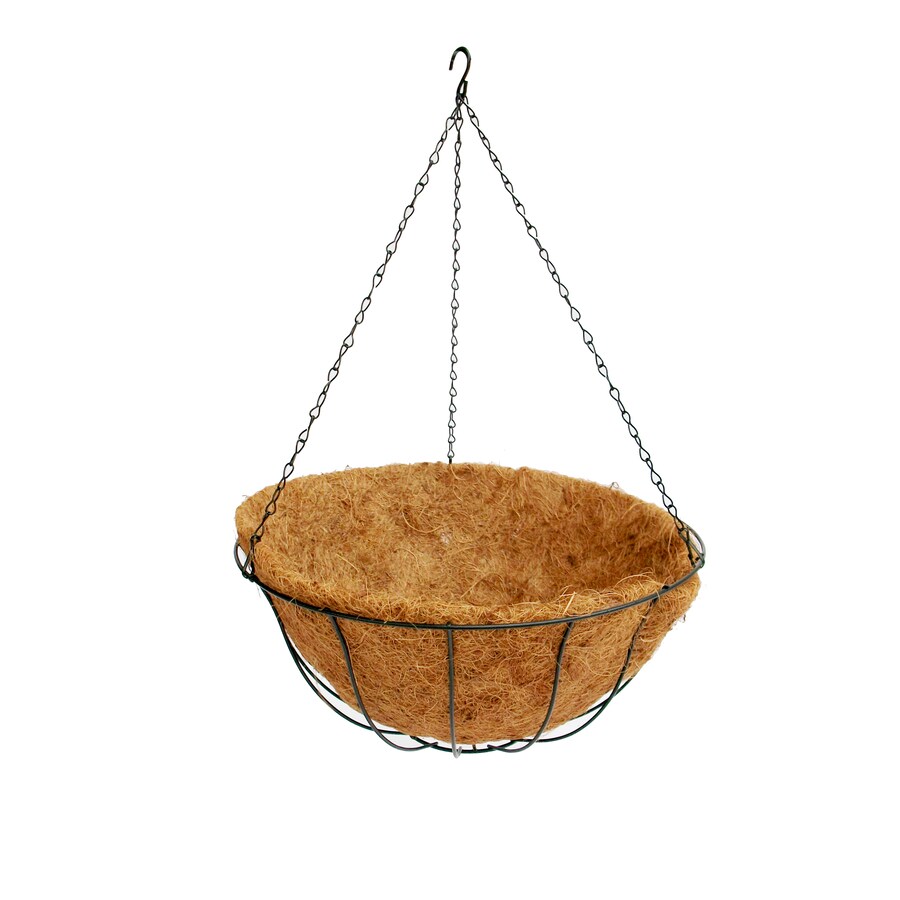Patio Life Black Metal Hanging Basket