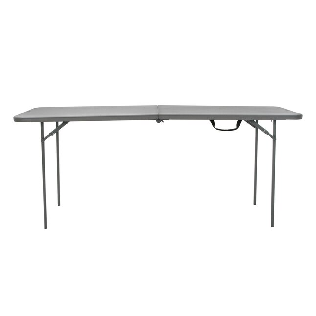 NEW COLEMAN 4 FOOT FOLD IN HALF TABLE UV PROTECTED LIGHTWEIGHT STURDY OUTDOOR 