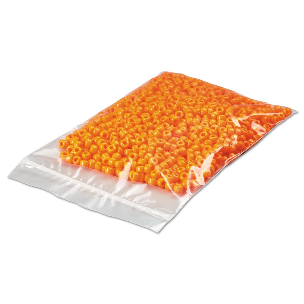 300 Storage Poly Clear Resealable Zipper Bags 2.4 Mil_1.5" x 2.5"_40 x 65mm 