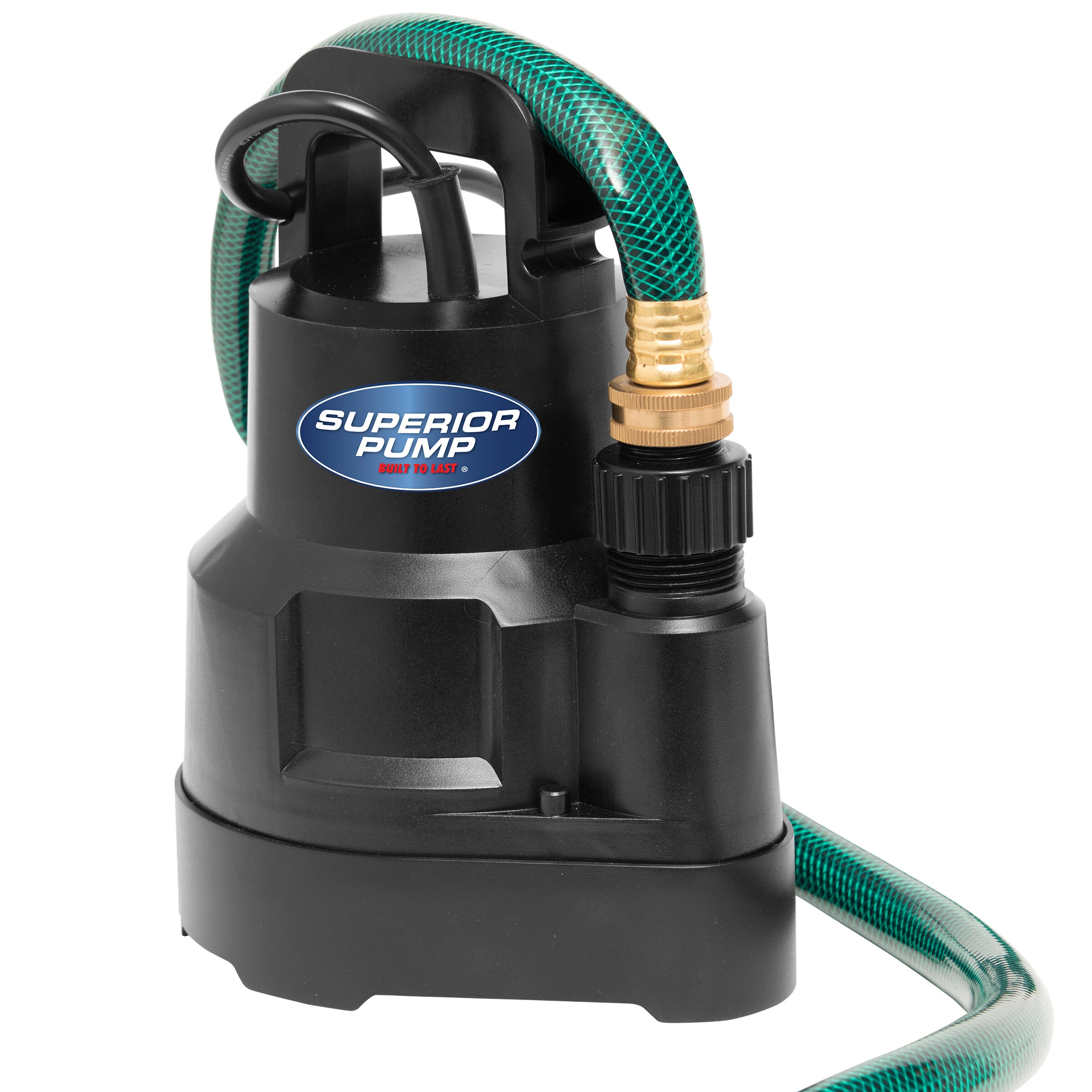 Chromex 1/6 HP Submersible Utility Pump Corrosion-Resistant Reinforced Thermoplastic Construction