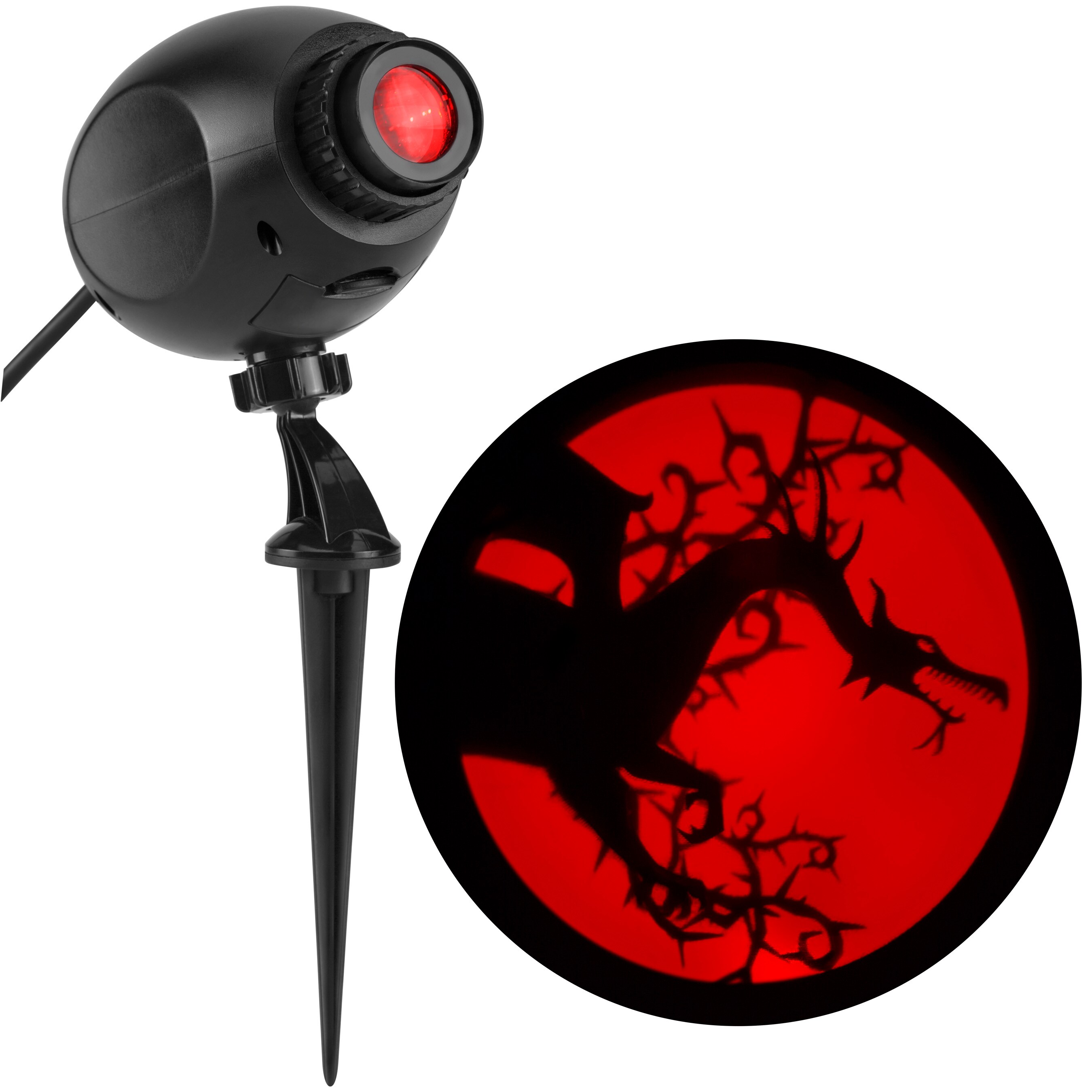 Disney Maleficent LED Halloween Stake Light Projector Holiday House Decor 