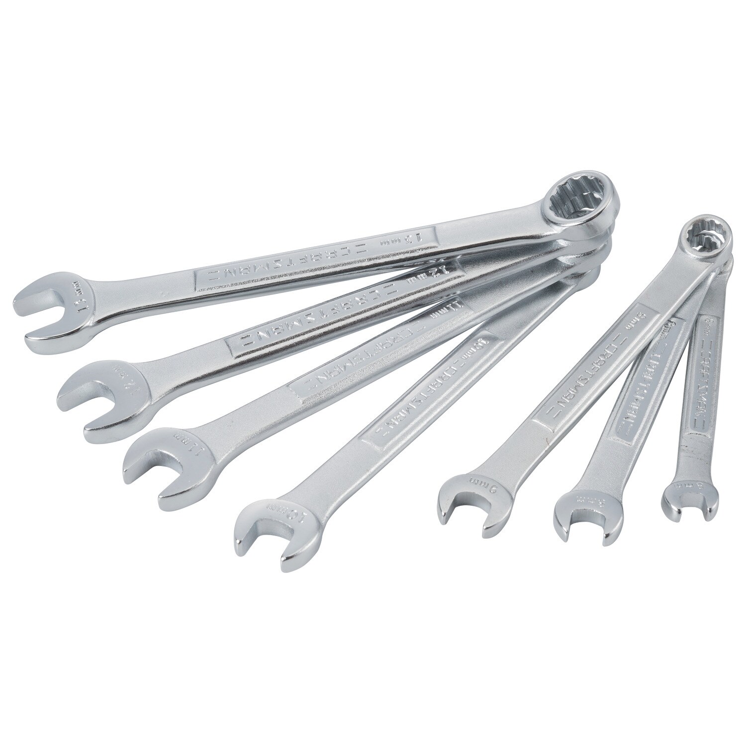Details about   Craftsman 7PC Metric 12PT Combination Wrench Set CMMT87015 10-19mm NEW 