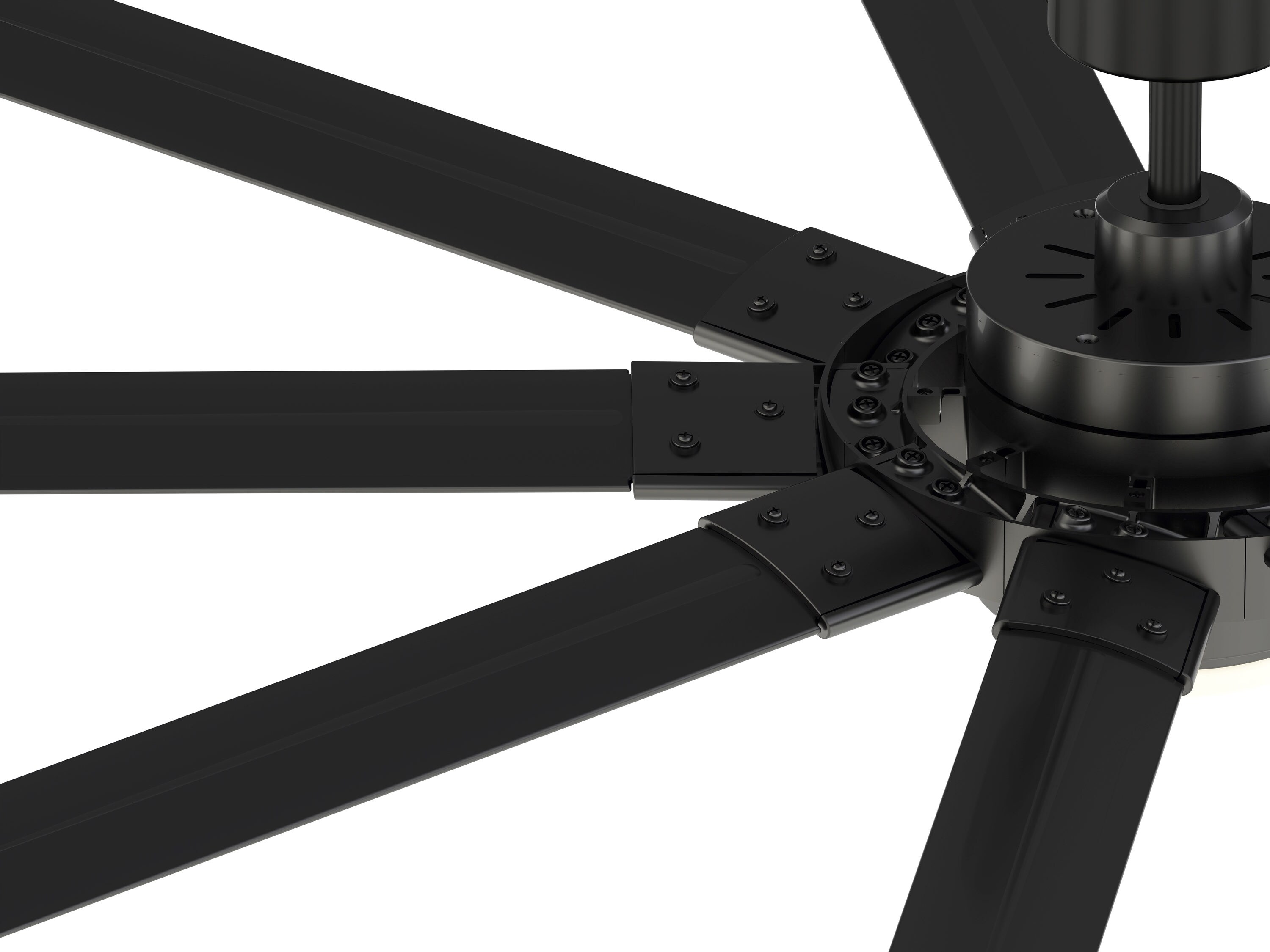 Fanimation Studio Collection Slinger v2 72in Matte Black Color