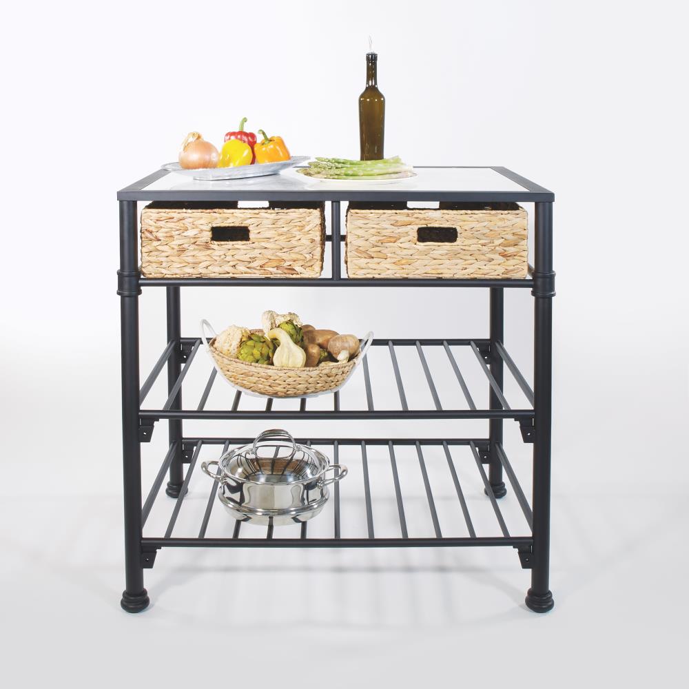 Osp Home Furnishings Alice Kitchen Island In The Kitchen Islands Carts Department At Lowes Com
