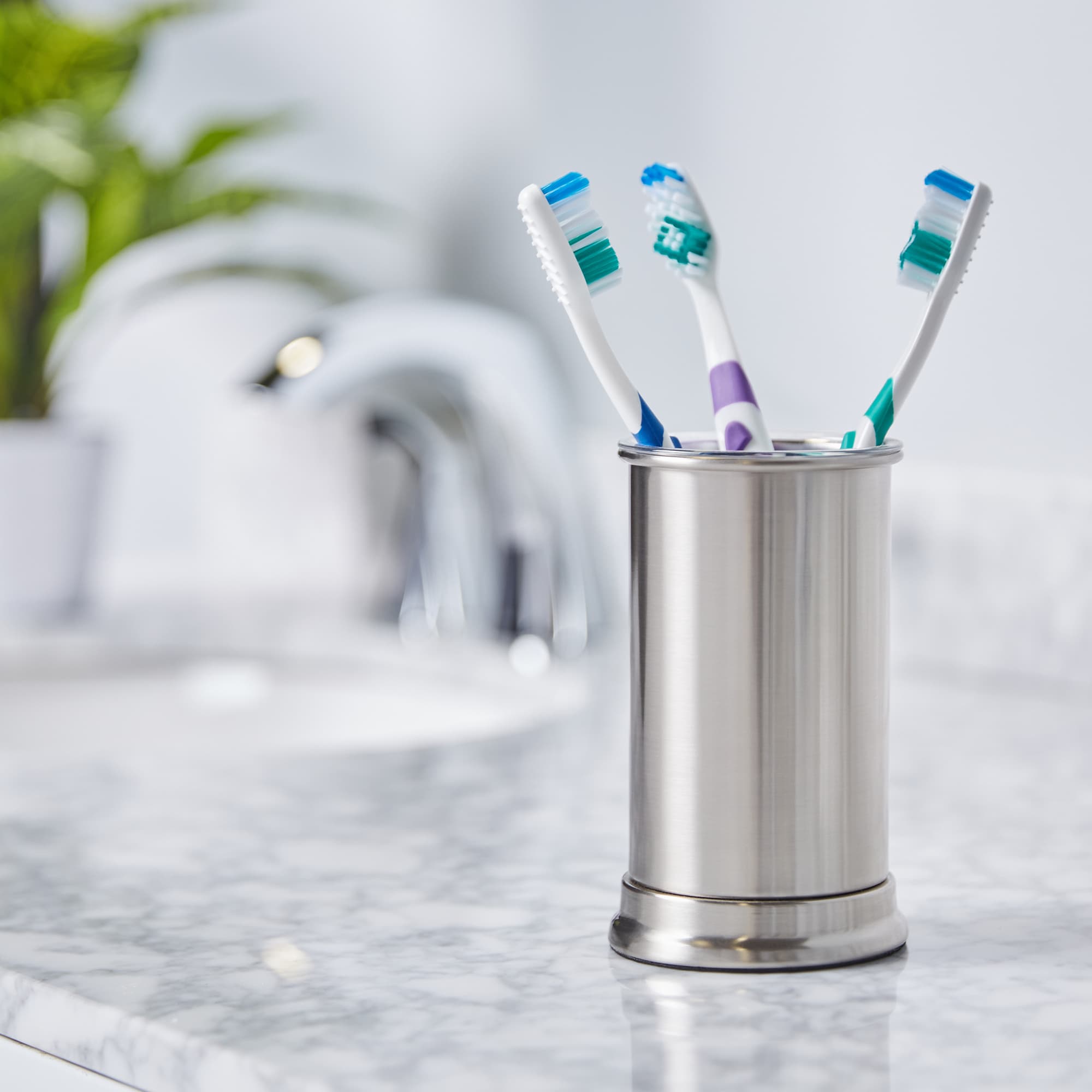 Details about   NEW Baldwin Springfield Wall Mt Satin Nickel Toothbrush & Tumbler 3667.150 