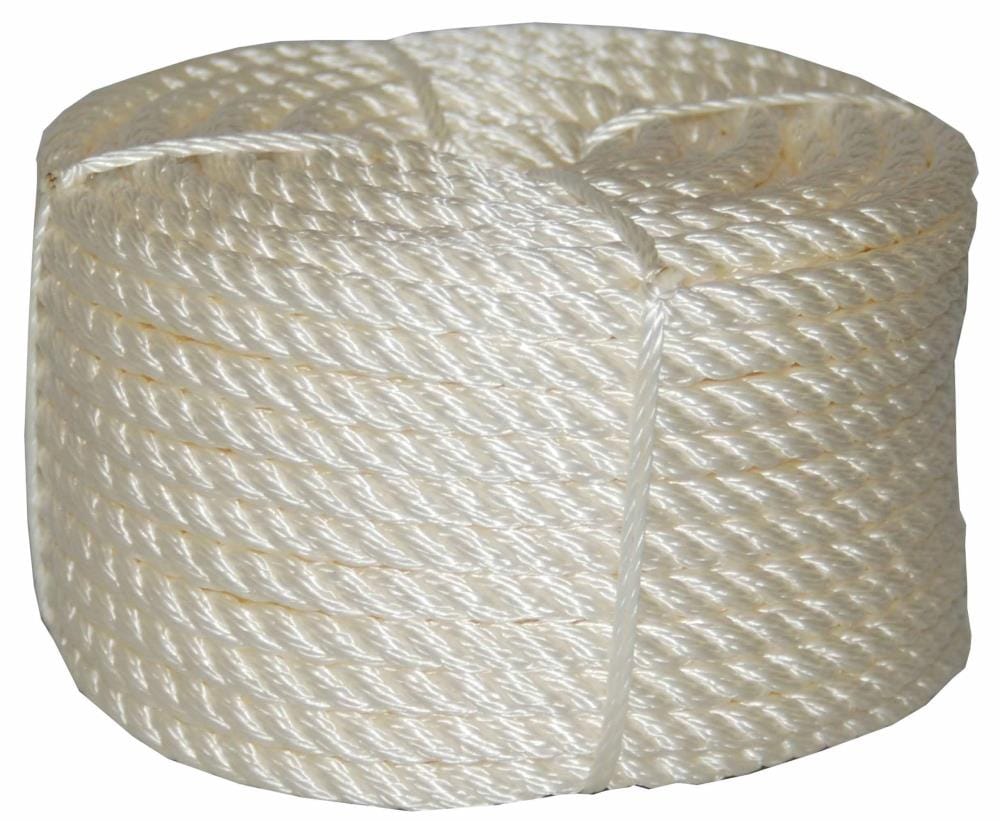 T.W. Evans Cordage 0.75-in x 100-ft Twisted Nylon Rope (By-the 