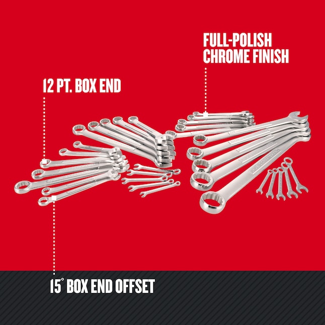 CRAFTSMAN Combination Wrenches & Sets #CMMT12080 - 3