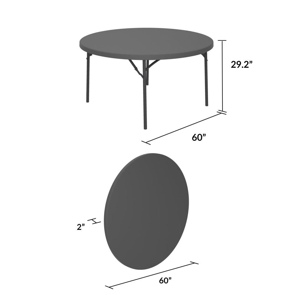 cosco  commercial round  folding  5ft table  Details about    