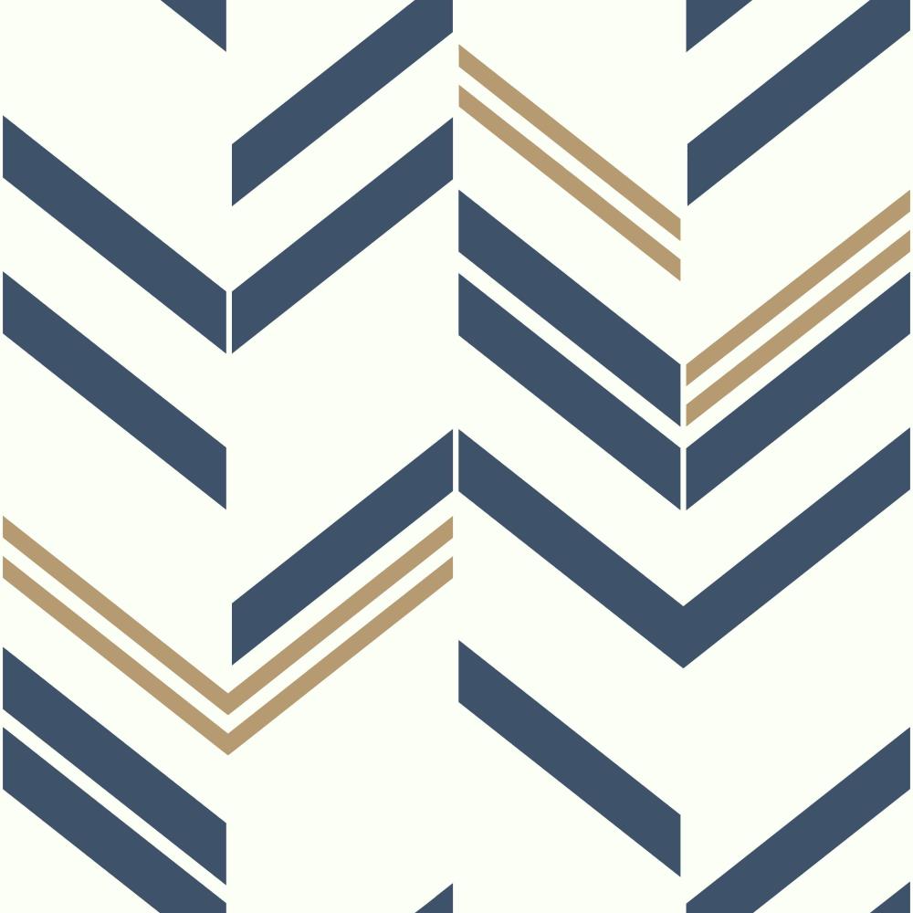 Stripe Wallpaper Blue White Peel and Stick Wallpaper Line Paper Self Adhesive 