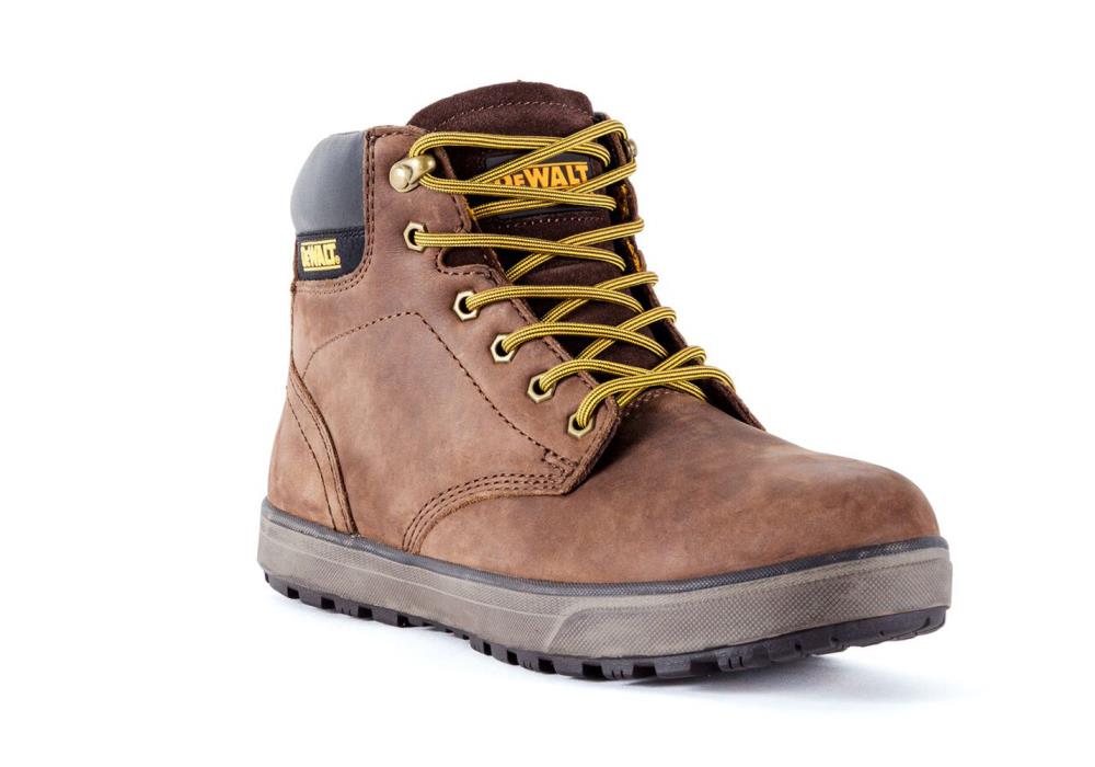DEWALT Mens Palm Crazy Horse No (Not Recommended For Wet Areas) Steel Toe Work Boots Size: 9.5 in the Work Footwear department at Lowes.com