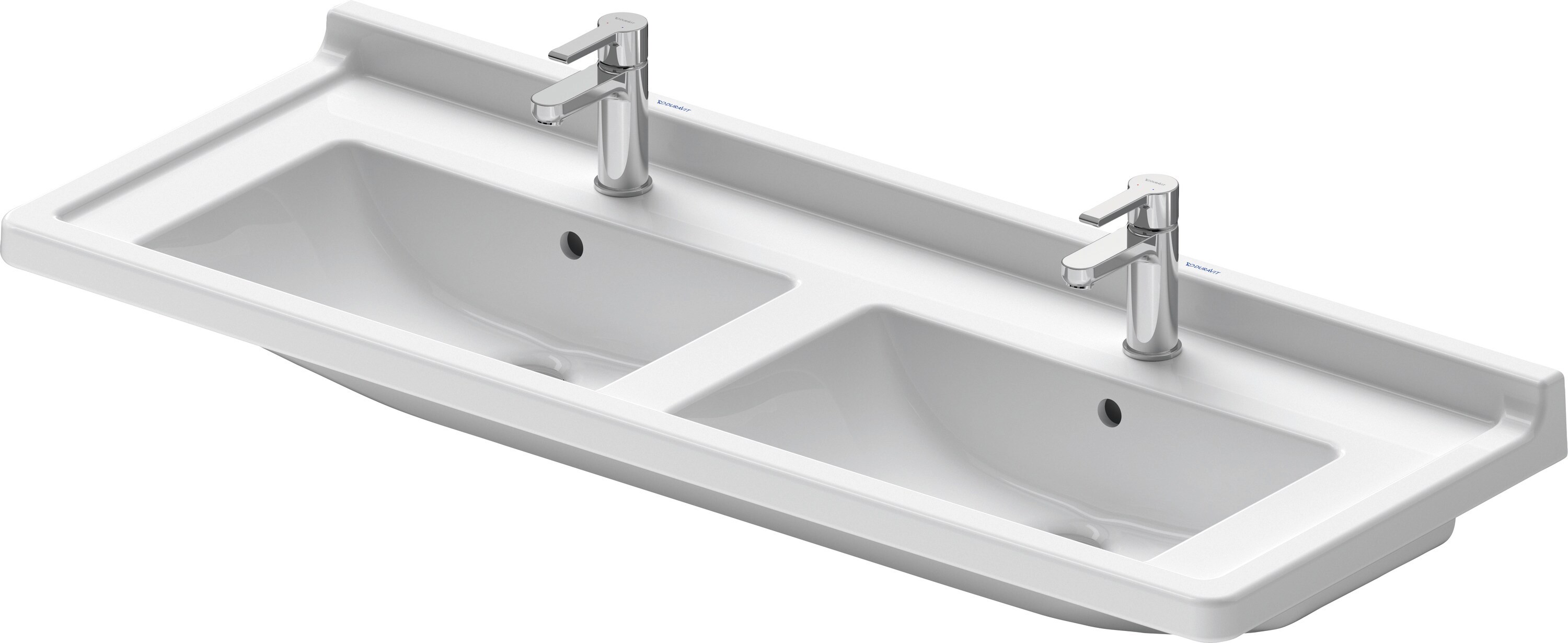 Duravit Starck 3 White Ceramic Drop-In Rectangular Modern Bathroom 