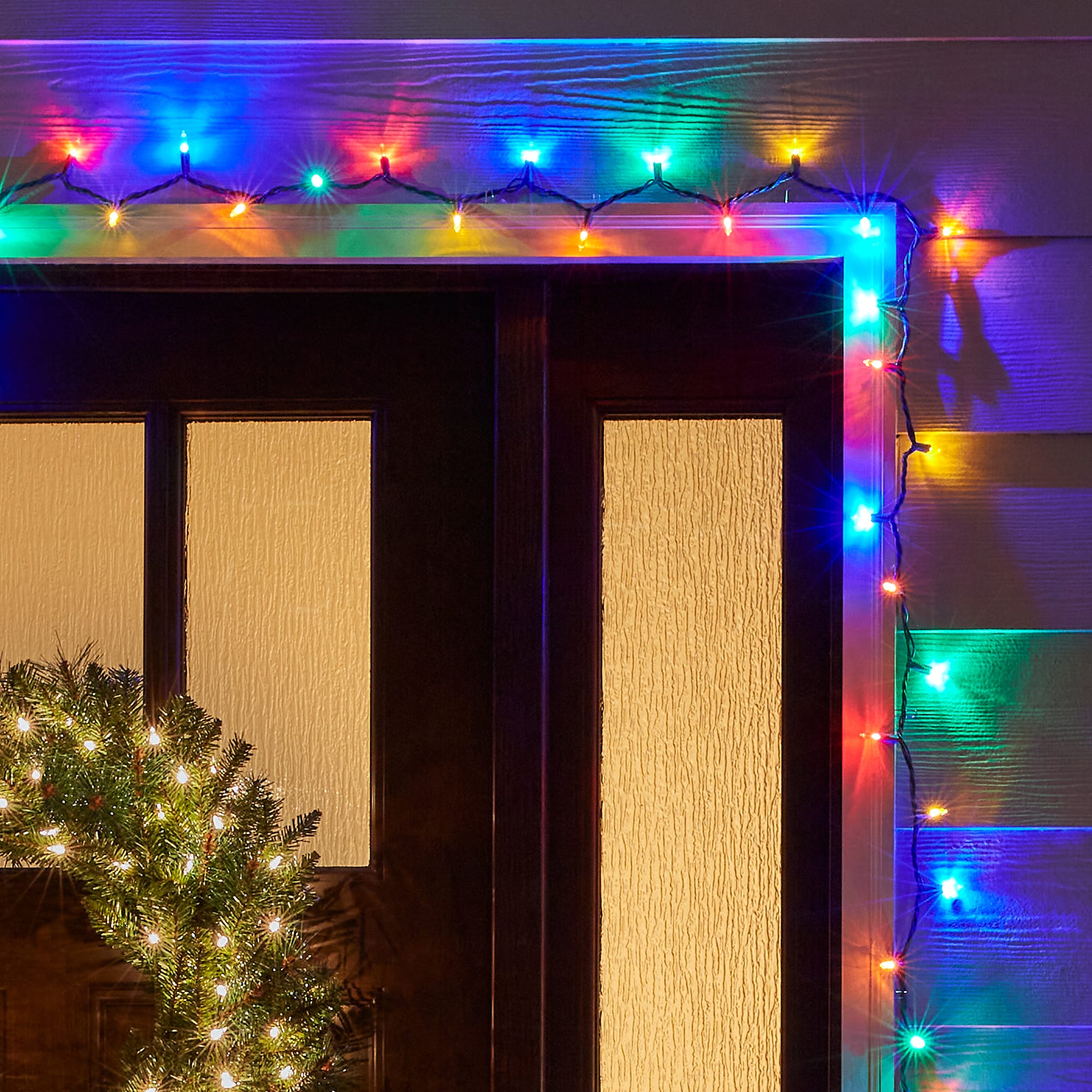 Details about   50 LED LIGHTS PER SET 16FT 4 IN  DOME MULTI COLOR CHRISTMAS LIGHTS
