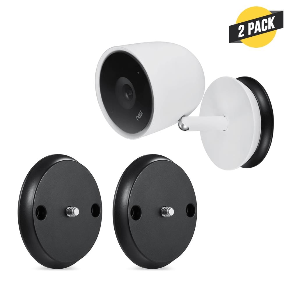 øjenbryn øverst Ferie Wasserstein Google Nest Cam IQ Indoor Magnetic (2-Pack) Black Swivel  Security Camera Wall and Ceiling Mount in the Security Camera Mounts  department at Lowes.com