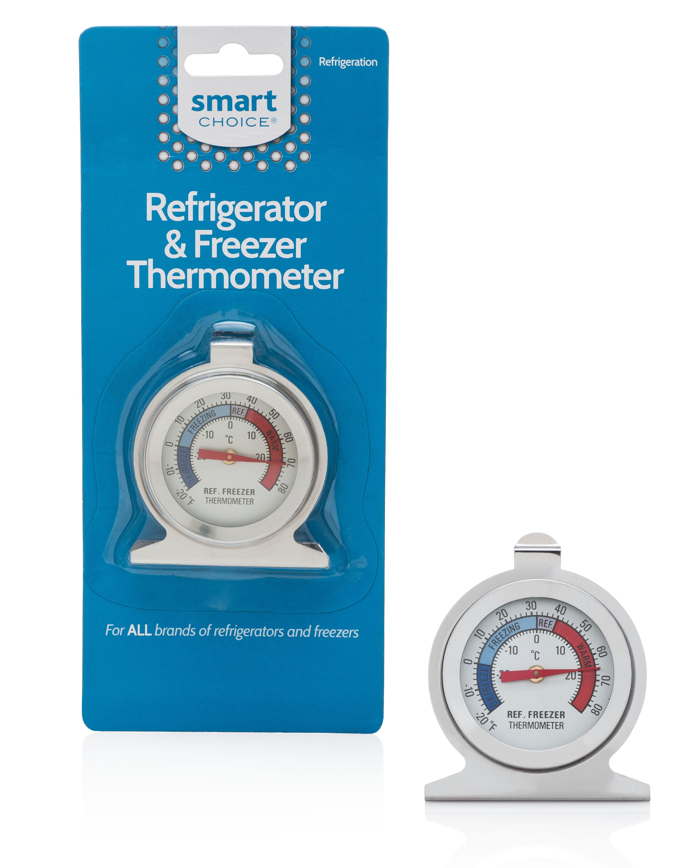 Digital LCD Fridge Refrigerator Thermometer Meter Freezer w/ Hanging Hook Filmy 