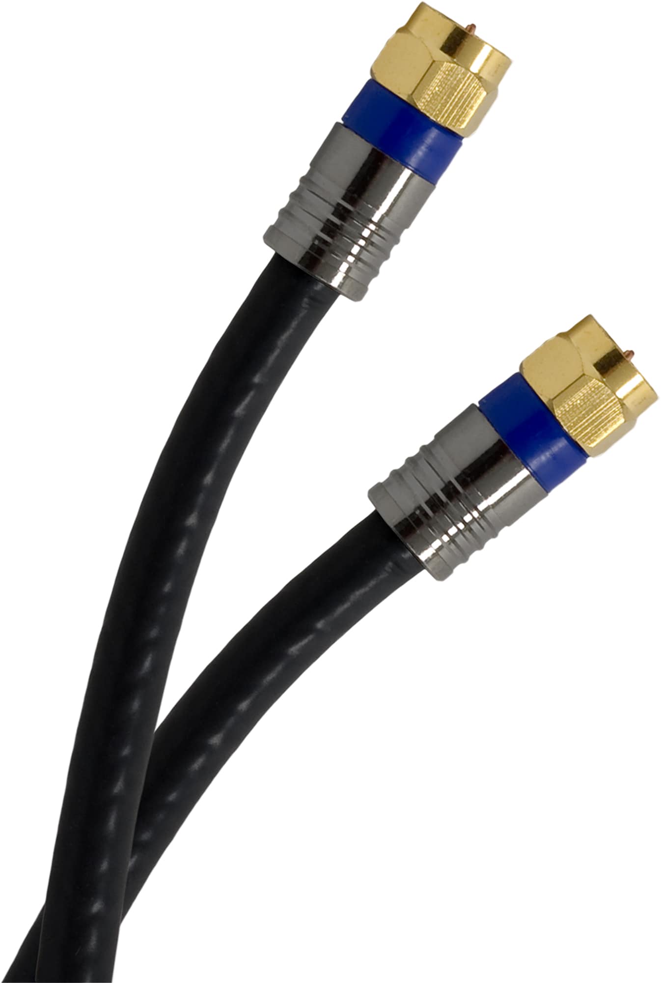 100FT RG11 Quad Shield Coaxial Cable w/ CONNECTORS   