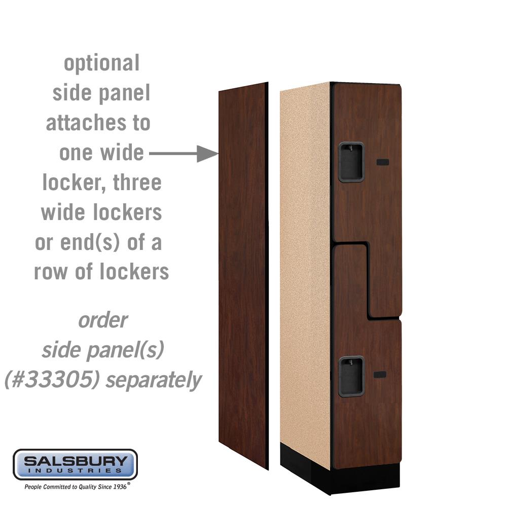for 21 Inch Deep Designer Wood Locker 1 Wide Details about   Sloping Hood 15 Inches Wide 