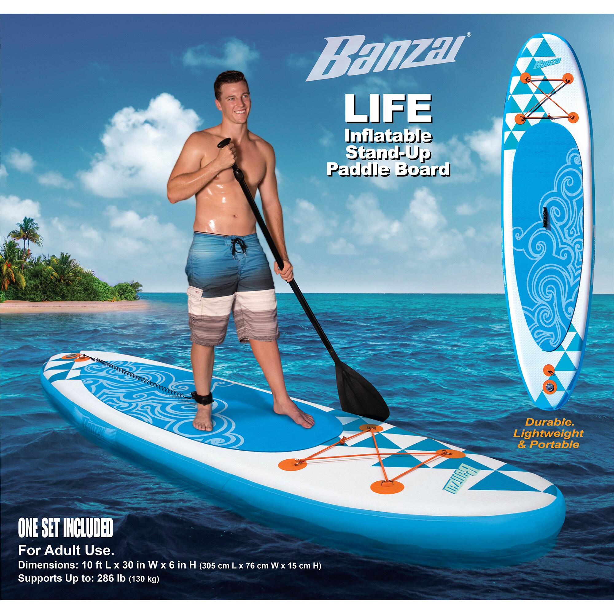 305CM Inflatable SUP Surfboard Stand up Adult Paddle Board Kit Sport Surf Boards 