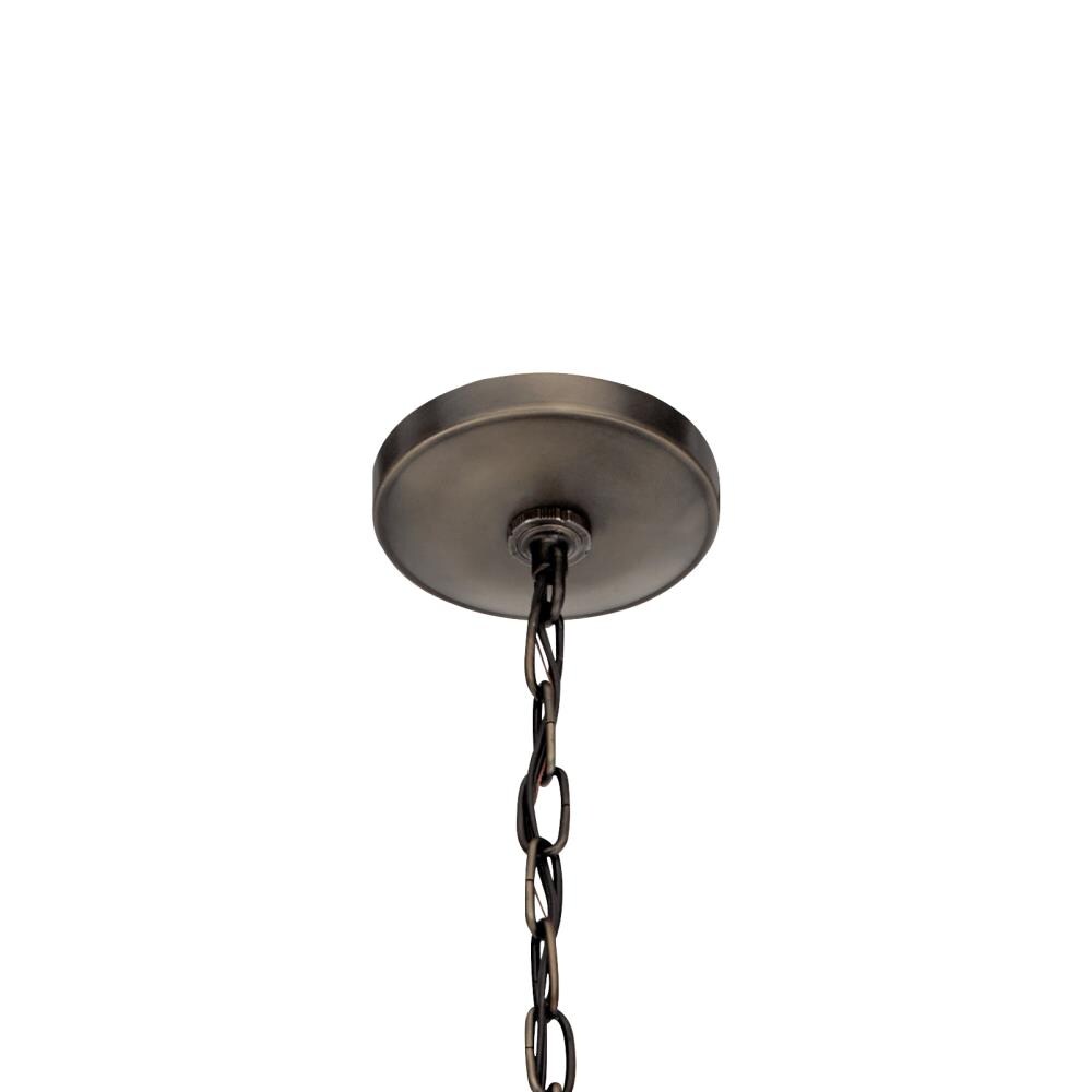 Kichler Mini Single Traditional Vintage Design Tuscan Ribbed Glass Bell Pendant 