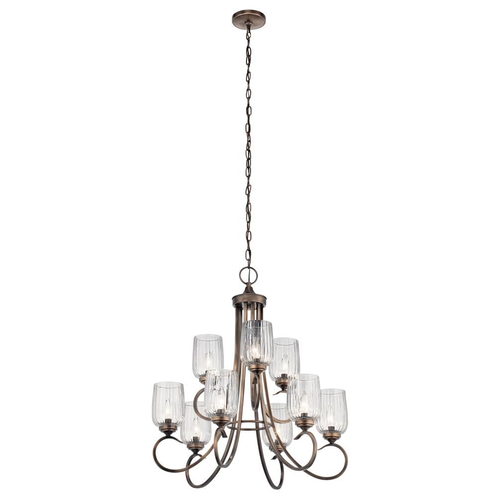 kichler chesterlyn 9 light chandelier