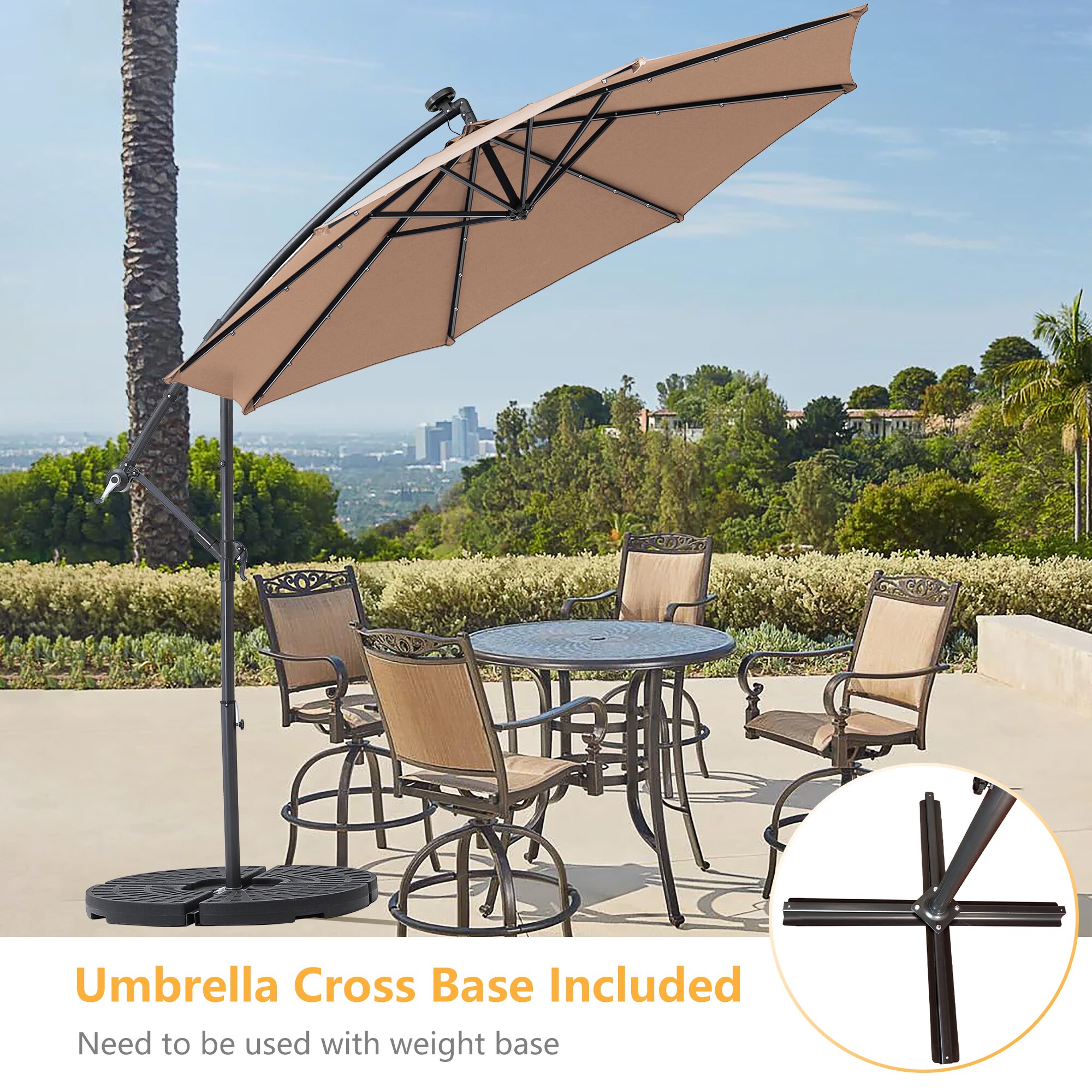 used patio table with umbrella