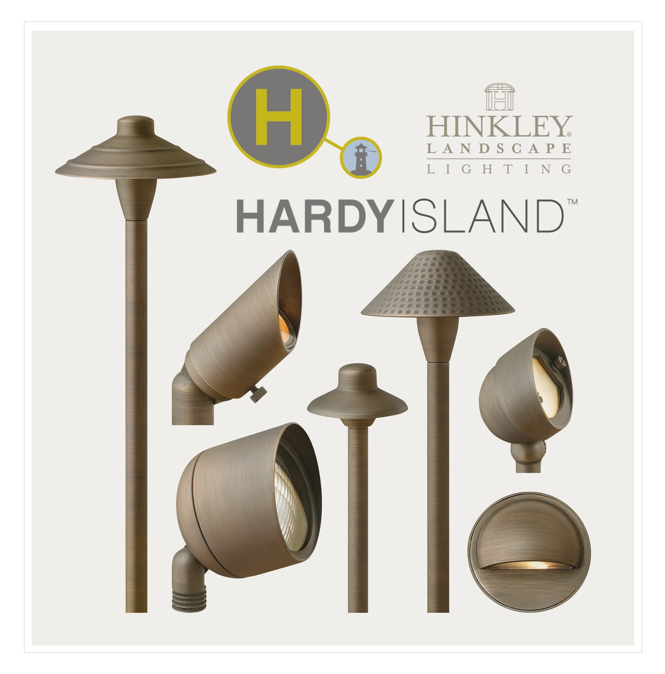 Hinkley Hardy Island 340 Lumen 4 Watt Matte Bronze Low Voltage Hardwired Led Spot Light In The