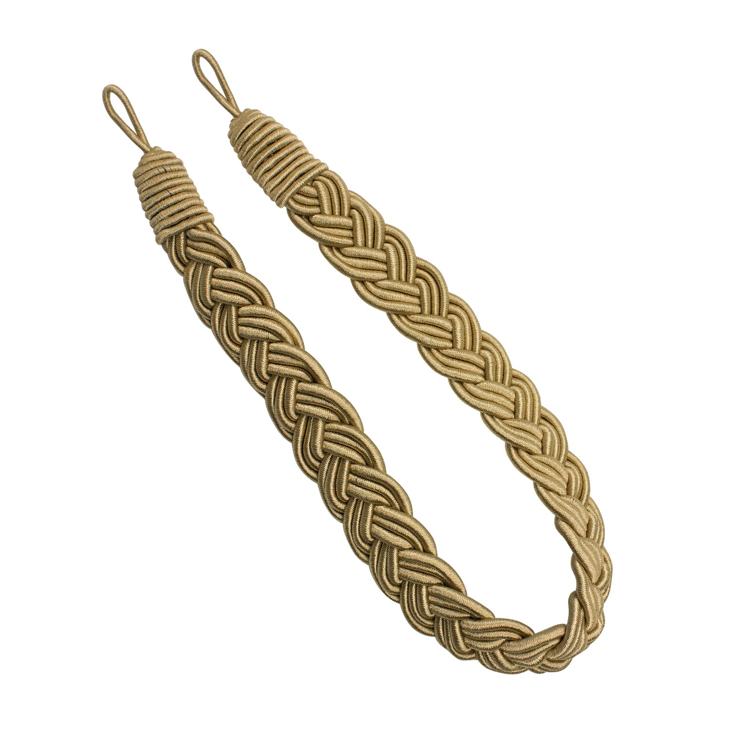 4 X SELF ADHESIVE Gold Curtain Tie Back Hooks Stick On Tassel/Rope/Cord Holder 