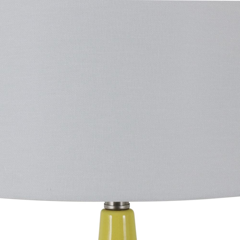 Decor Therapy TL17299 Table Lamp Mustard Yellow