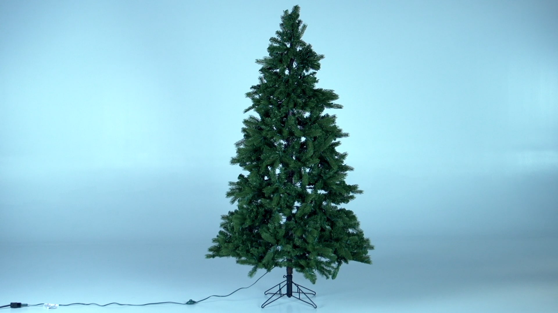 GE 7-ft Colorado Spruce Pre-lit Traditional Artificial Christmas Tree ...