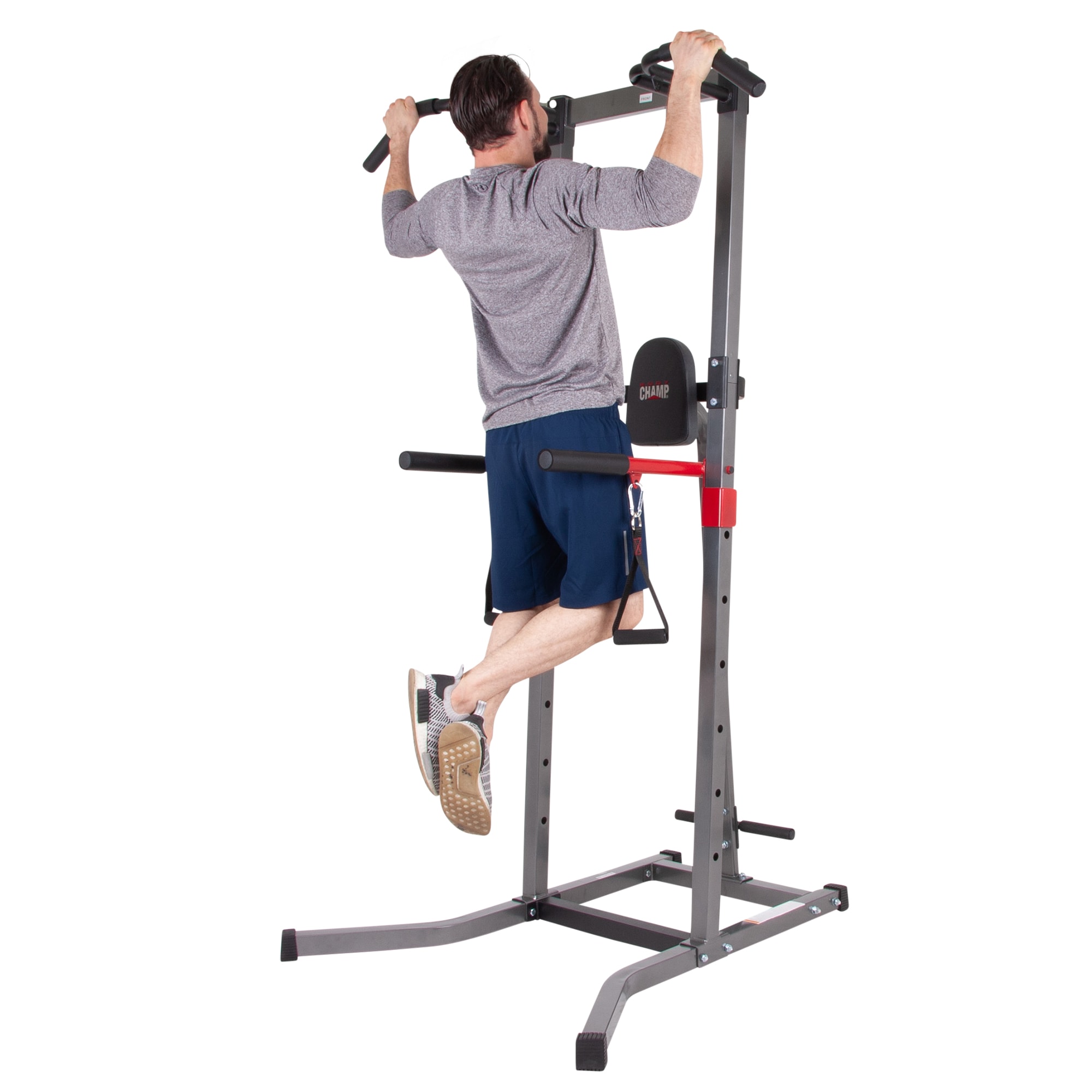 Q Sports Gym Power Tower Pull Up Chin Up Dip Station Leg Raises Multi functional 