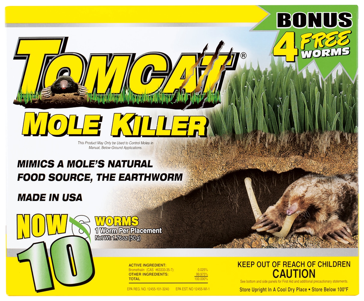 Mole Poison bait LOT-4 pcs Veleno Talpa Pack 480 g Pest Control Killer Taupe 