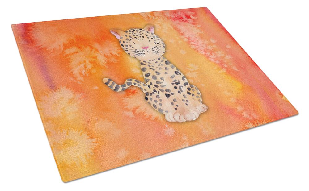 "Caroline's Treasures Cats Galore Glass Cutting Board Large Multicolor"