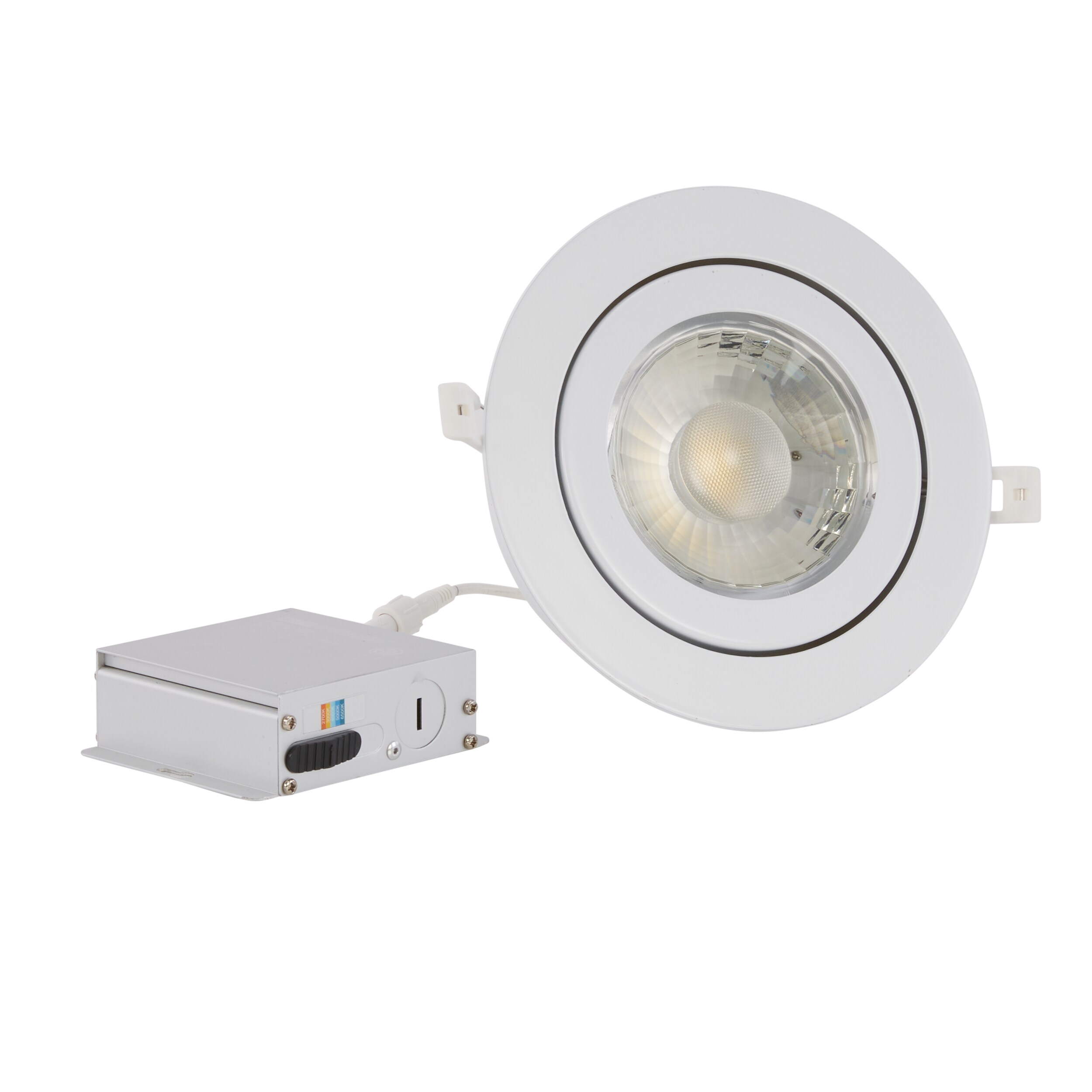 Utilitech Canless Color Choice 65-Watt Equivalent White Dimmable Canless 5-in 