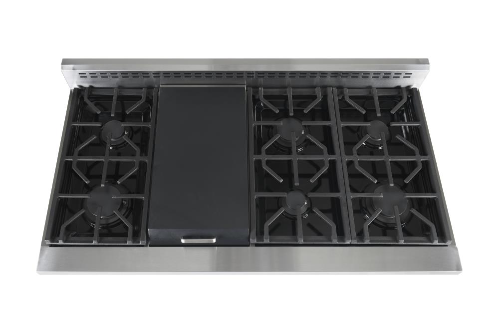 Nxr Ls 48 In 6 Burnersconvection Oven Freestanding Double Oven Gas Range Stainless Steel In 1023