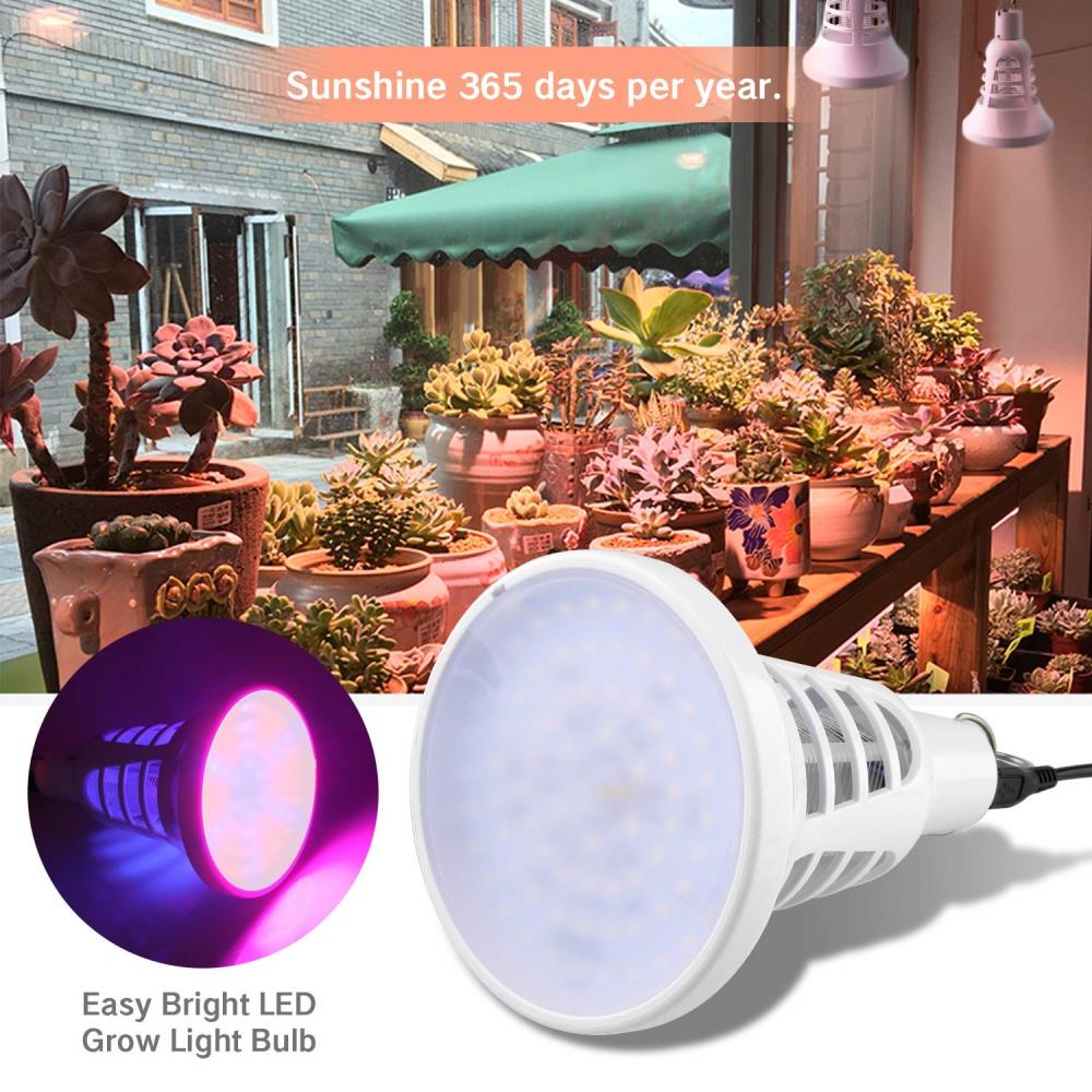 LED Grow Light for Indoor Plant Sun-like Full Spectrum Plant Grow LED Bulb A4A6 