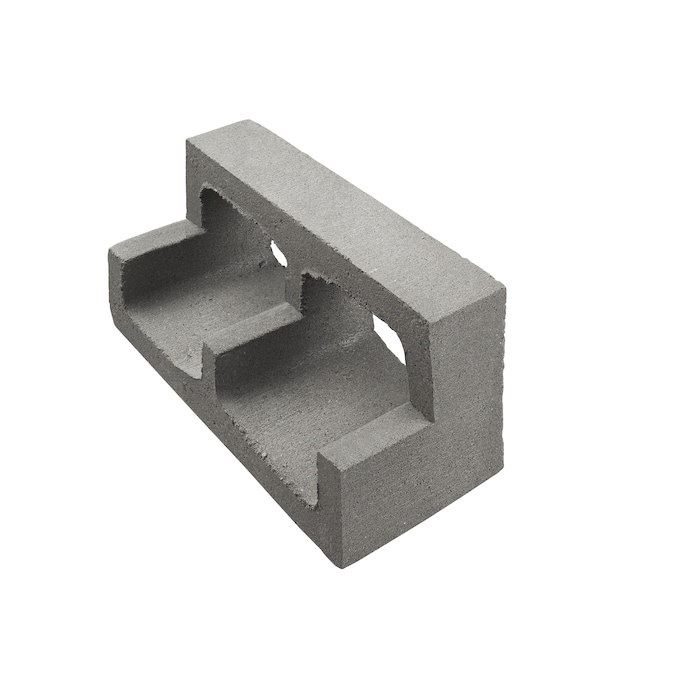 8-in x 8-in x 16-in Header Cored Concrete Block in the Concrete Blocks