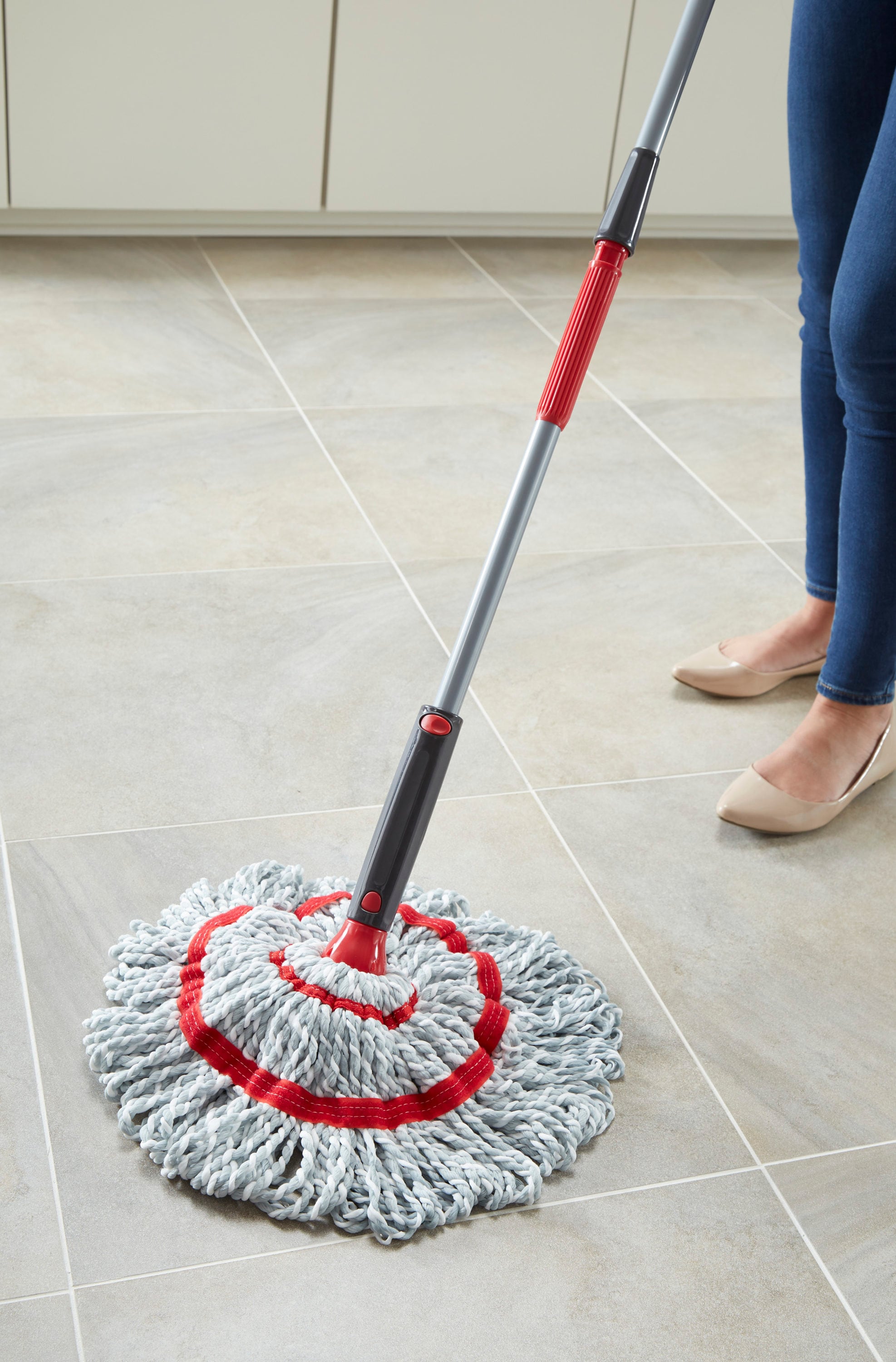 Graphite Addis Twist Mop Refill Wringing Kitchen Floor Mop Replacement 3-9 