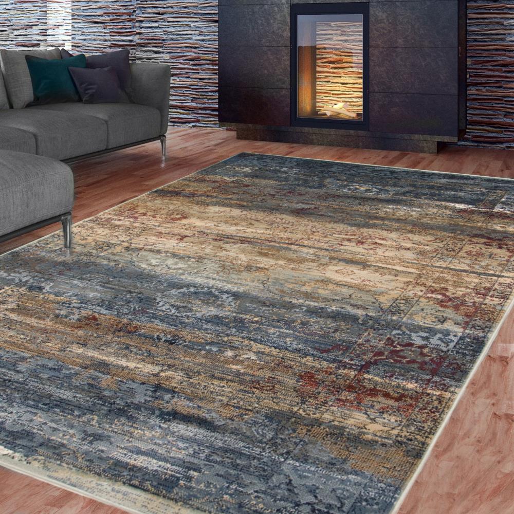 samples available EURO FLOR Smoke Vinyl Rug Multiple Sizes Available 