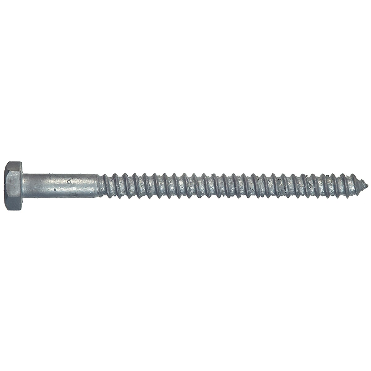 Select Length 3/8"-7 Hex Lag Screws Zinc Plated Steel Hex Head Lag Bolts 