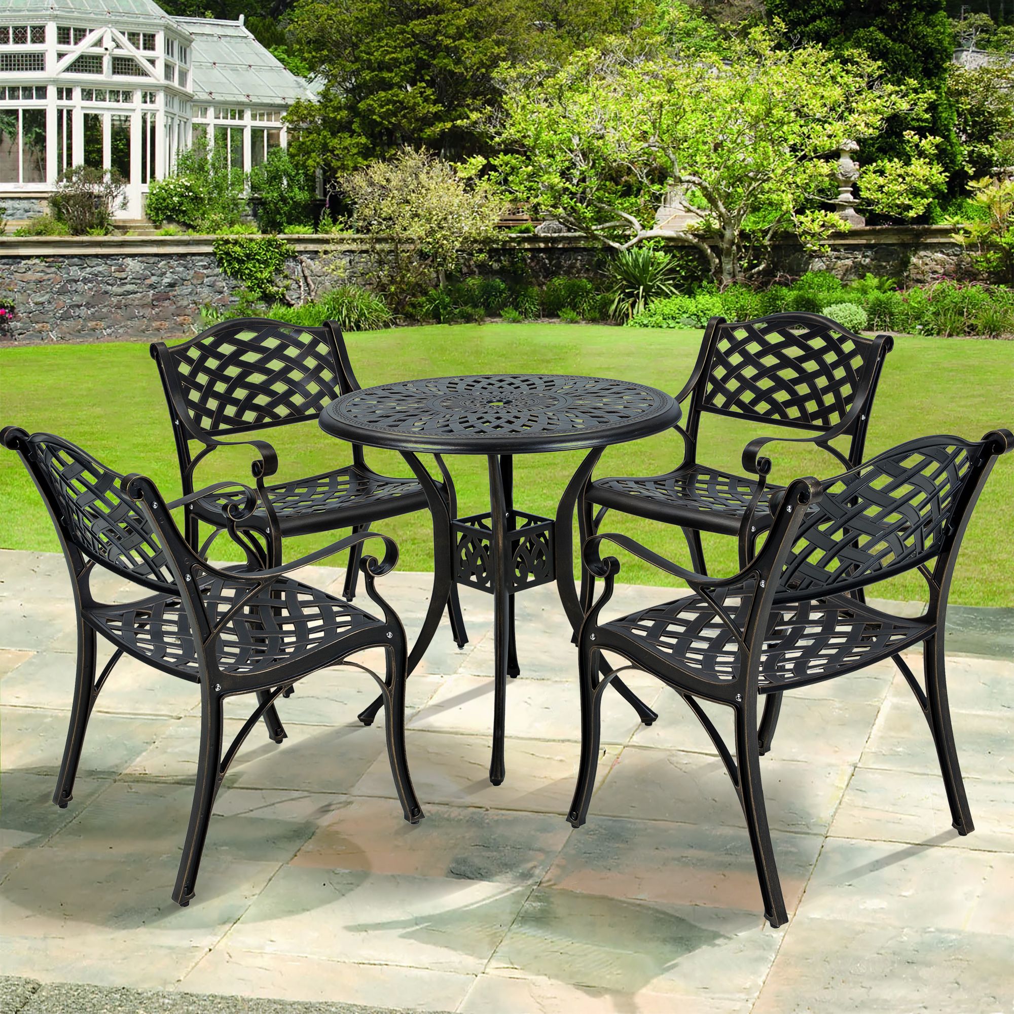 5 piece bistro patio set