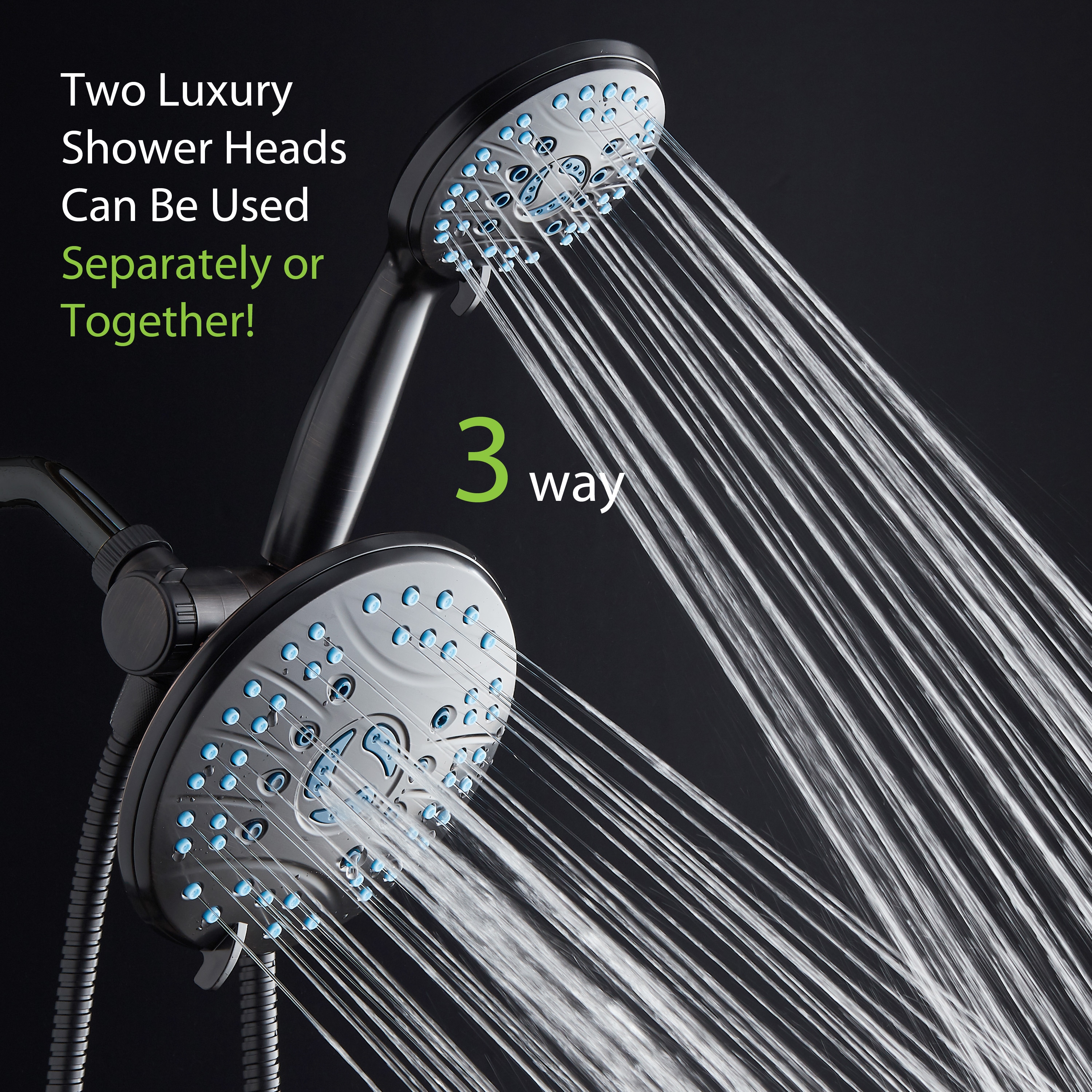 Shower Head High Pressure Multi-Function Eco Spa Hand Filtration Saving Water 