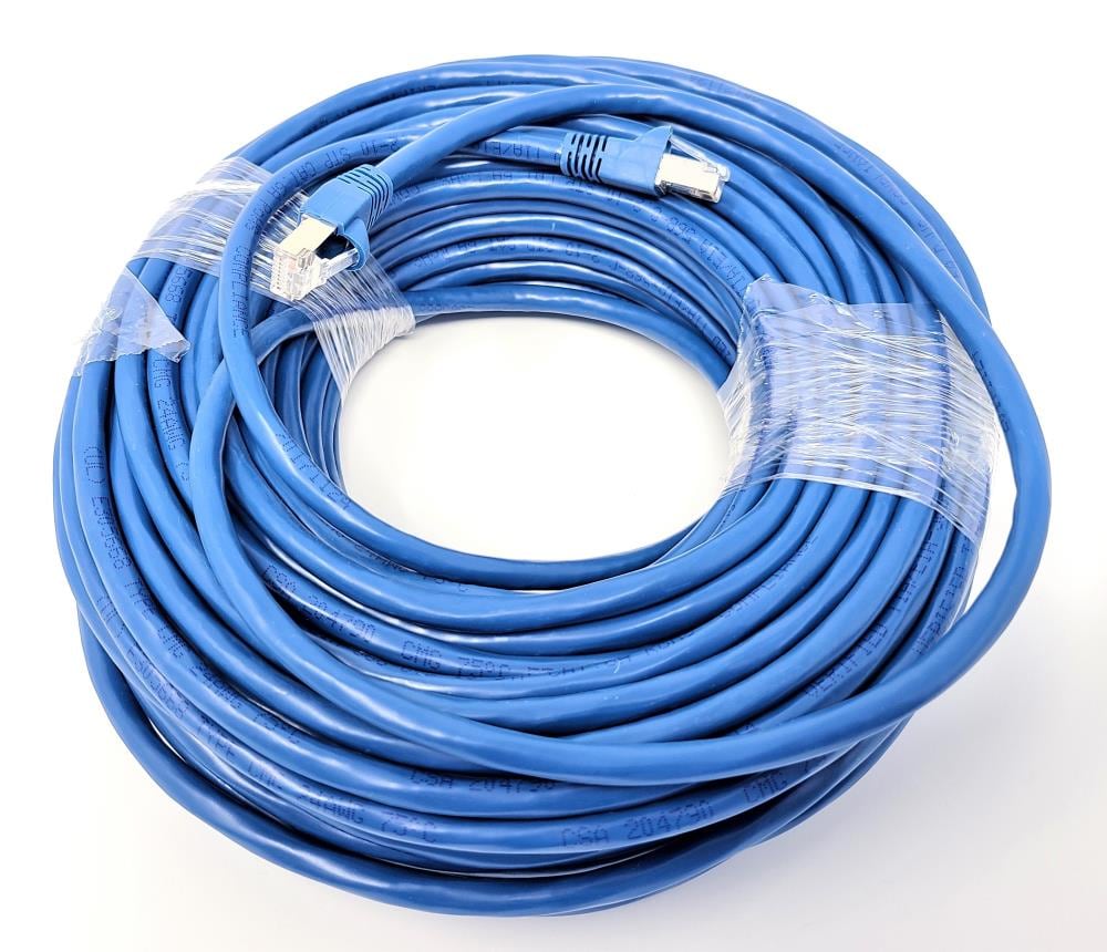 New Micro Connectors 7 Augmented Category 6 10GbE RJ45 Ethernet Blue UTP Patch Cable E09-007BL. 