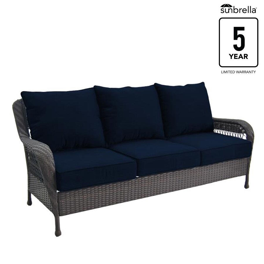 wicker outdoor loveseat lowes