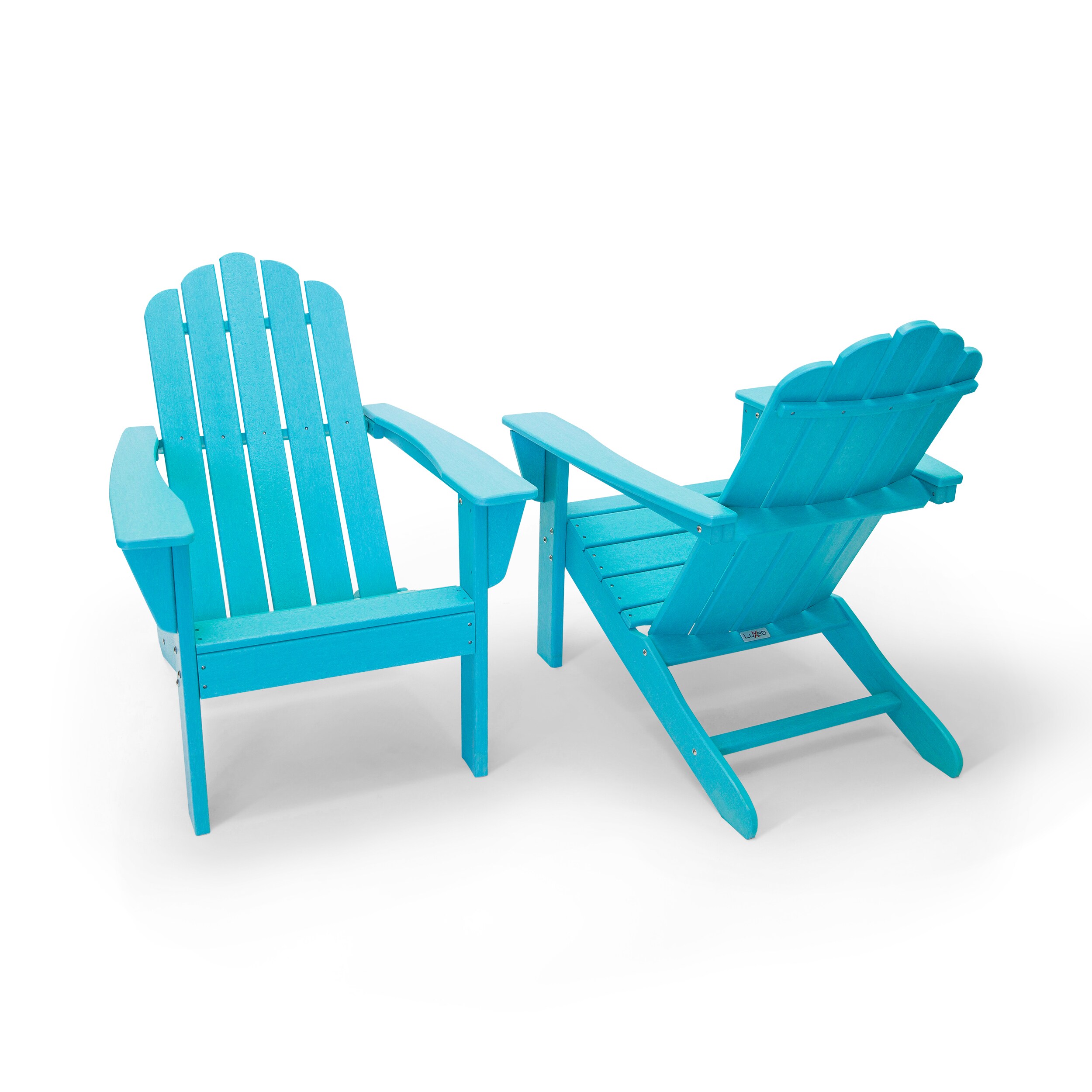 periwinkle blue adirondack chairs